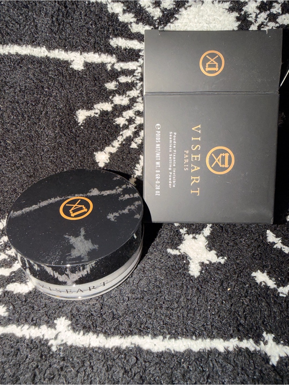 Viseart Black Box with White Text — Matte Packaging